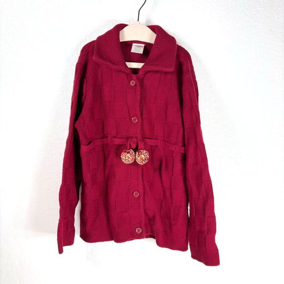 Gymboree Other - Gymboree Girls Basketwave Knit Vintage Cardigan Button Front Sweater 5-6